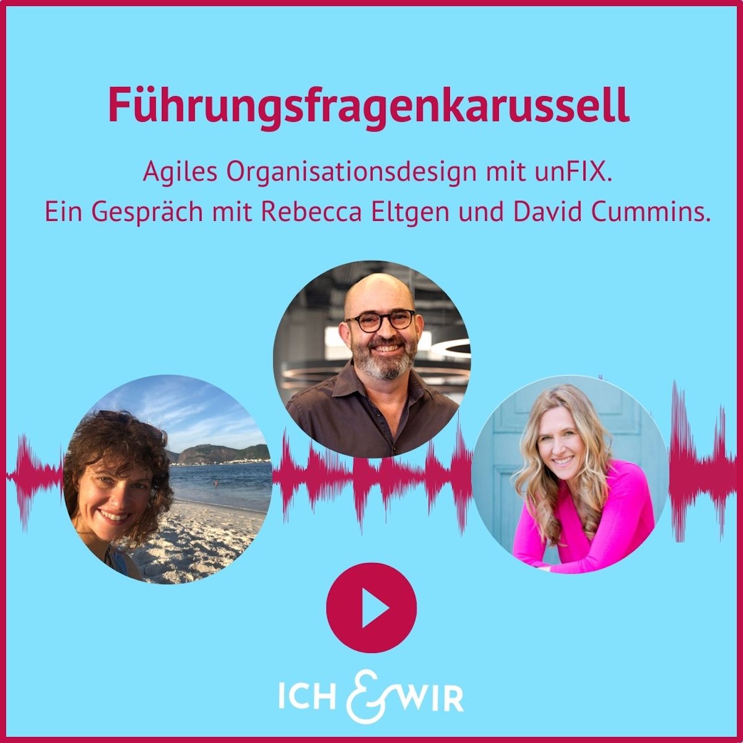 #46 Agiles Organisationsdesign mit unFIX. Ein Gespräch mit Rebecca Eltgen und David Cummins.